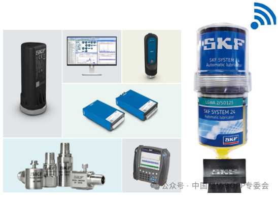 SKF condition monitoring instruments, sensors and automatic lubrication products