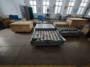 Refurbishment work area and component containers